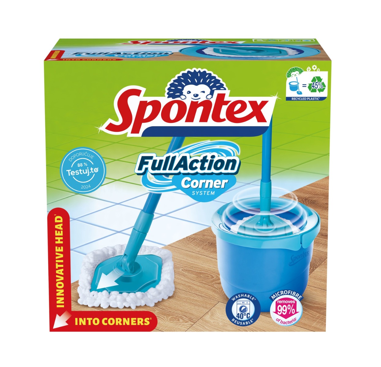 Spontex Full Action Corner System mop 1 ks