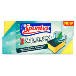 SPONTEX Supermax+ Houba tvarovaná velká 3 kusy