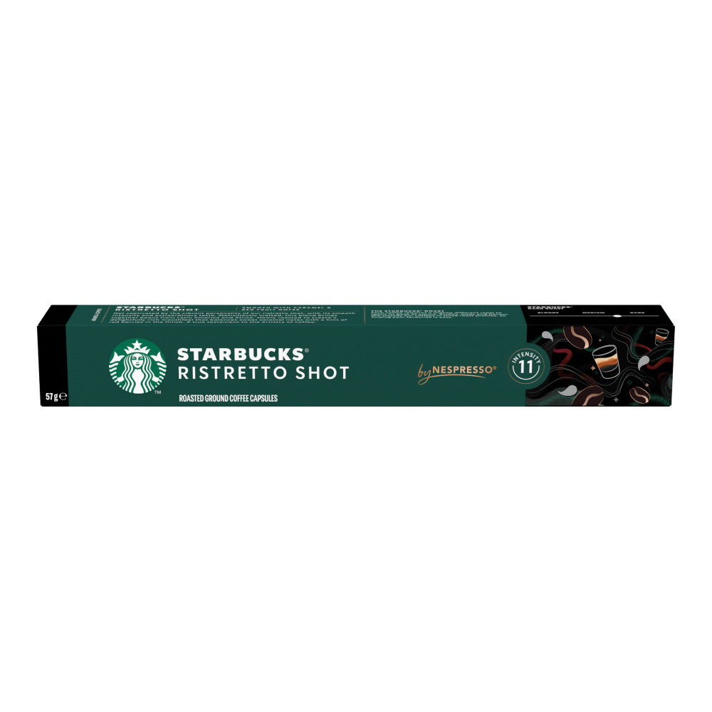 STARBUCKS Ristretto shot Dark roast by Nespresso kávové kapsle 10 ks