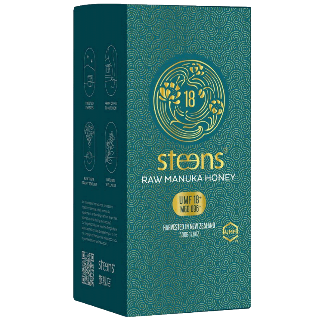 Steens RAW Manuka Honey UMF18+ (696+ MGO) - 500g