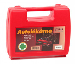 ŠTĚPAŘ Autolékárnička velikost I. - kufřík červený 153/2023 Sb.