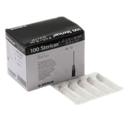 STERICAN Injekční jehla 0.7 x 30 mm 22 G černá 100 ks