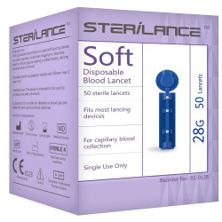 STERILANCE Lancety 28G pro glukometr Easygluco a GlucoLab 50 kusů