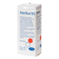 STERILUX ES Gázové kompresy nesterilní 5x5 cm 100 kusů