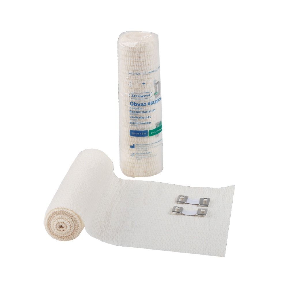 Steriwund Obvaz elastický nesterilní 15 cm x 5 m 1 ks