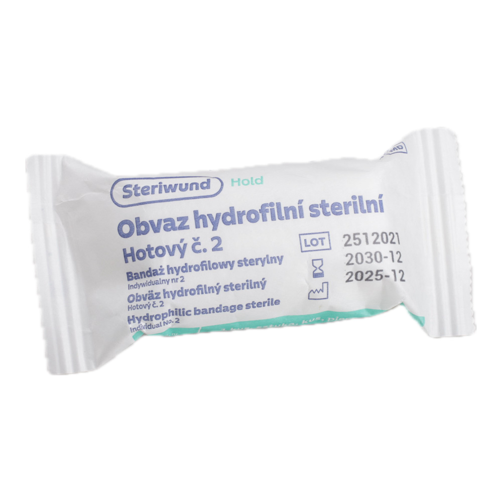 Steriwund Obvaz hydrofilní sterilní hotový č. 2 1 ks