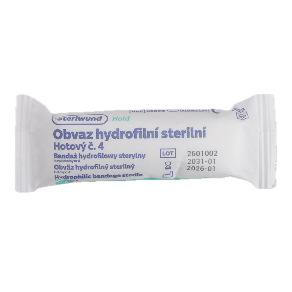 Steriwund Obvaz hydrofilní sterilní hotový č. 3 1 ks