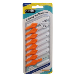 STODDARD Mezizubní kartáček 0,8 mm oranžový 8 kusů