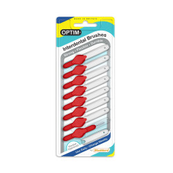 Stoddard Optim 0,9 mm mezizubní kartáček 8 ks červený