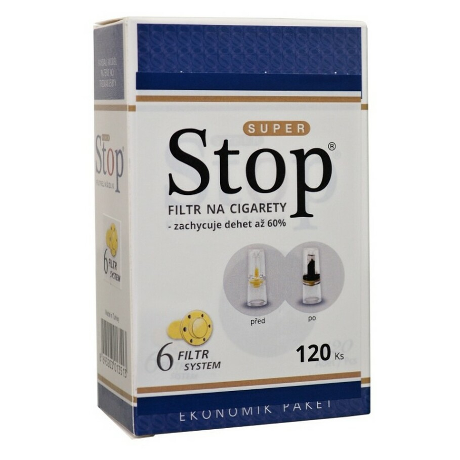 STOPFILTR Super filtr na cigarety 120 kusů