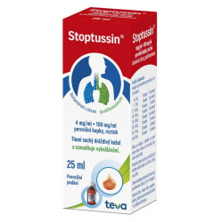 STOPTUSSIN Perorální kapky, roztok 25 ml