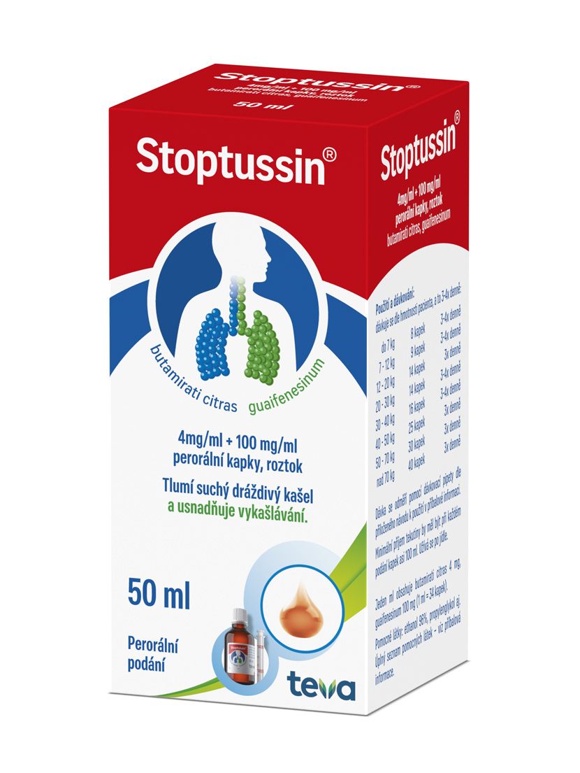 Stoptussin perorální kapky, roztok 50 ml
