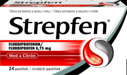 STREPFEN 8.75 mg, Med a citron 24 pastilek
