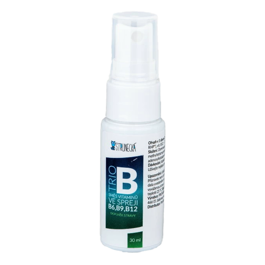 Strunecká Trio B - kombinace vitaminů B6, B9, B12 ve spreji - 30ml