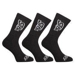 Styx 3PACK ponožky vysoké černé (3HV960) L