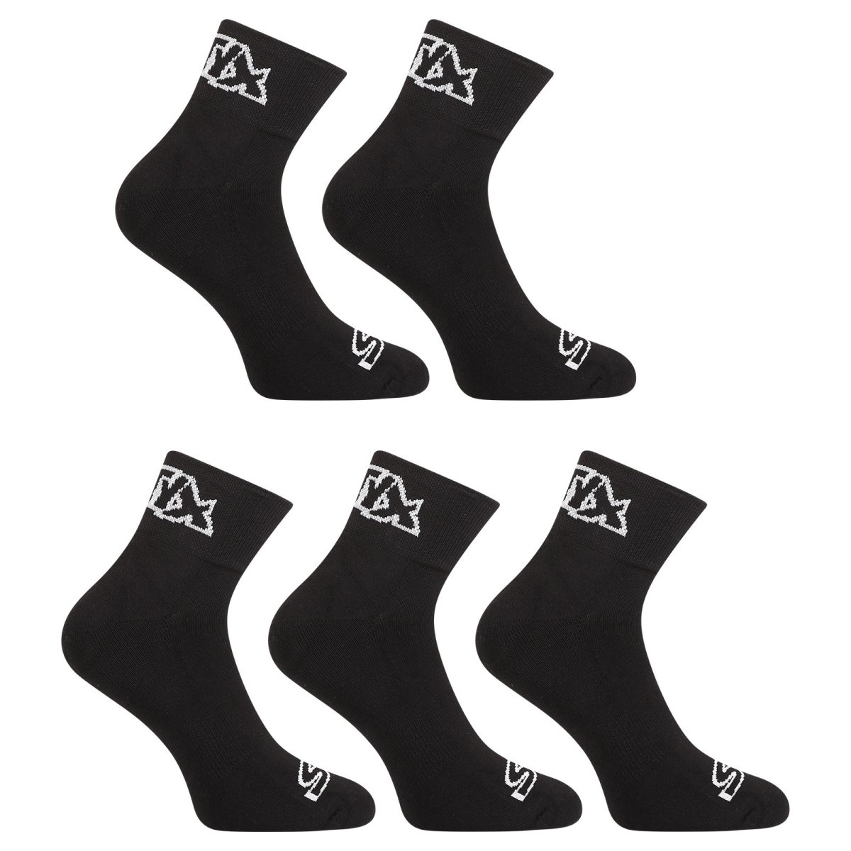 Styx 5PACK ponožky kotníkové černé (5HK960) XL
