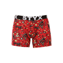 Styx Pánské boxerky long art sportovní guma zombie (U1451) L
