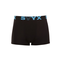 Styx Pánské boxerky sportovní guma černé (G961) M