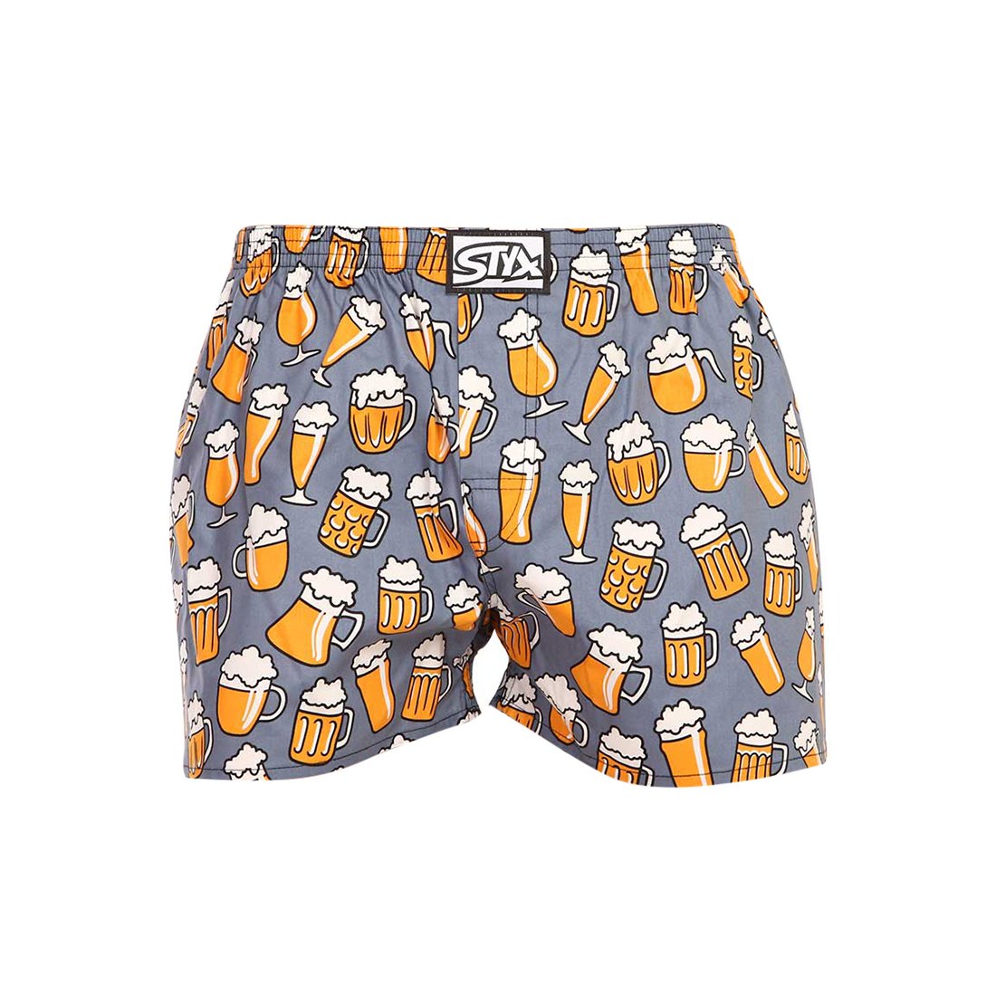 Styx Pánské trenky art klasická guma pivo (A1357) S