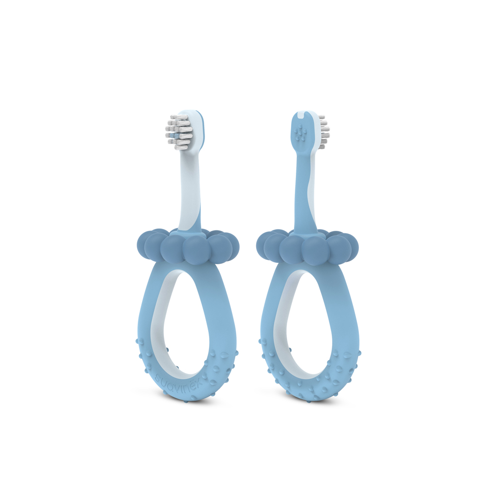 Suavinex Baby Dětský kartáček na zoubky 1 ks modrý