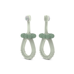 Suavinex Baby Dětský kartáček na zoubky 1 ks zelený