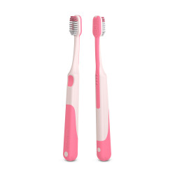 Suavinex Junior Dětský kartáček na zoubky 1 ks růžový