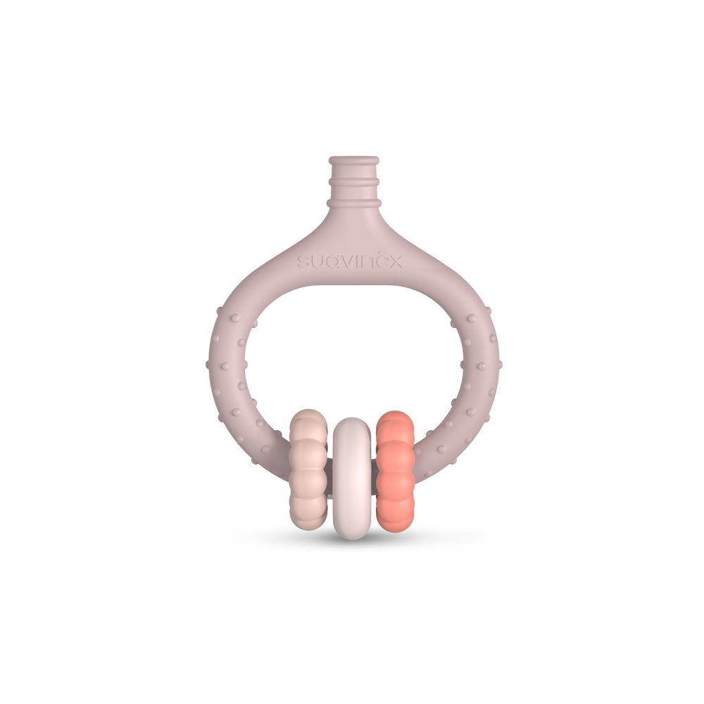 Suavinex Kousátko na masáž dásní 1 ks růžové