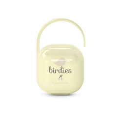 Suavinex Krabička na dudlík BIRDIES 1 ks žlutá