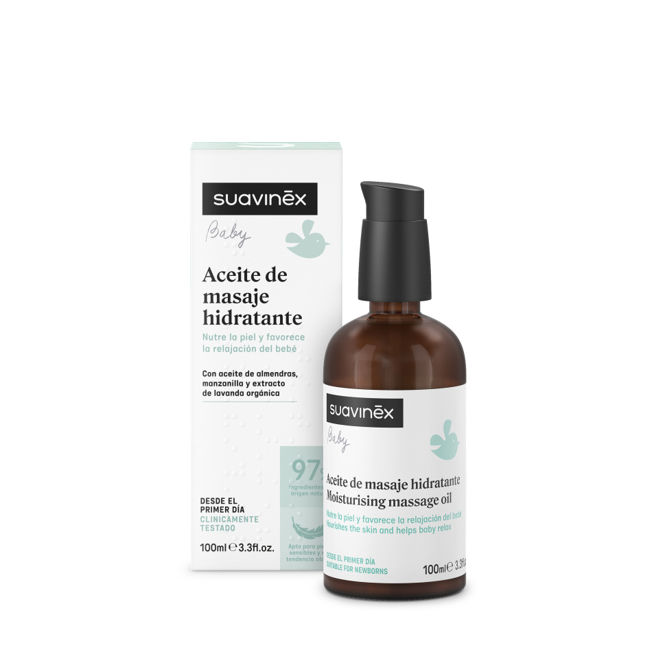 Suavinex Masážní zvlhčující olej 0m+ 100 ml