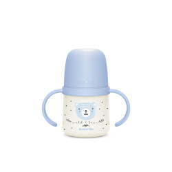 Suavinex První láhev s oušky WILD&FREE 150 ml 1 ks modrá