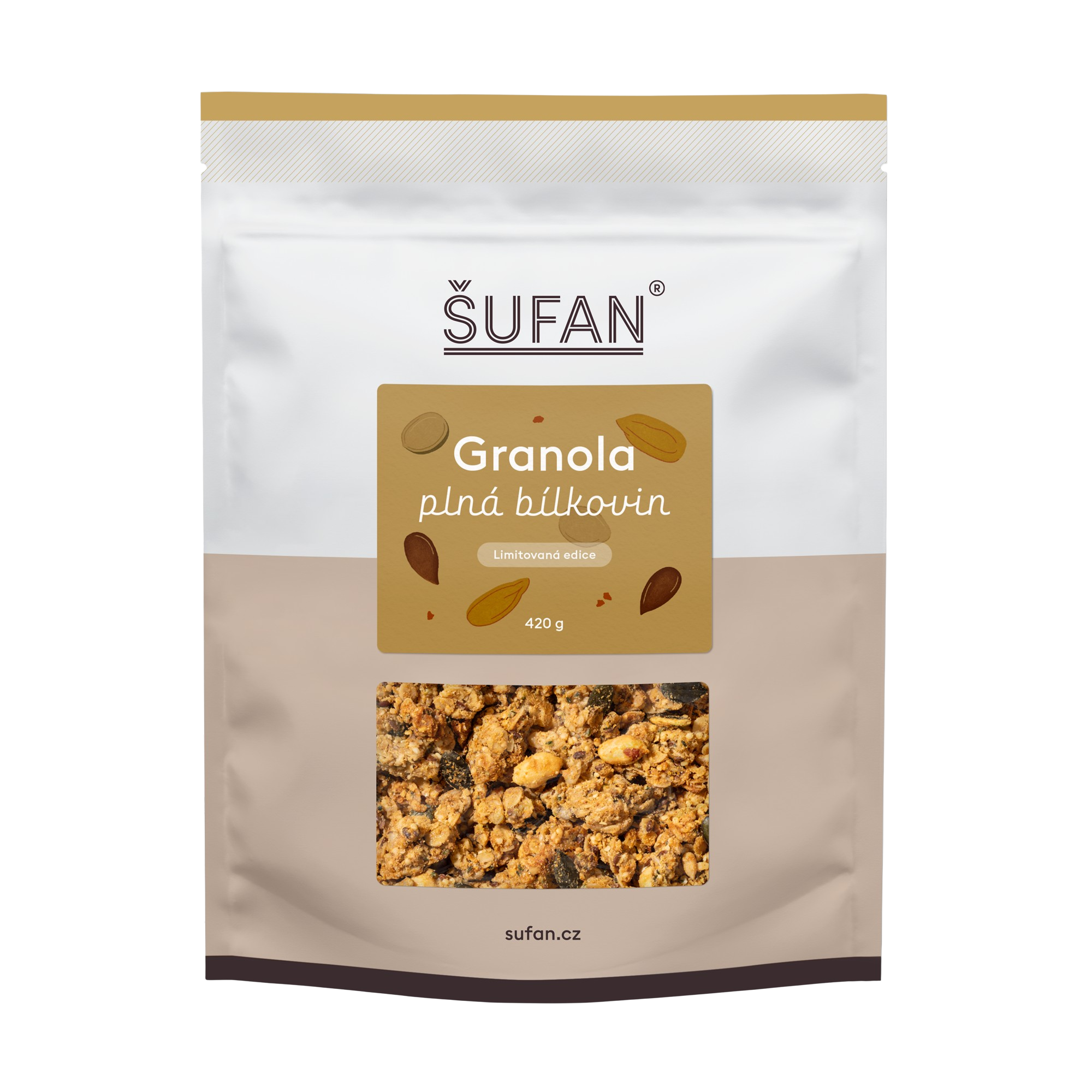ŠUFAN Granola plná bílkovin 420 g