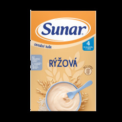 SUNAR Cereální kaše rýžová od ukončení 4. měsíce 210 g