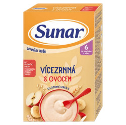 SUNAR Cereální kaše vícezrnná s ovocem 210 g