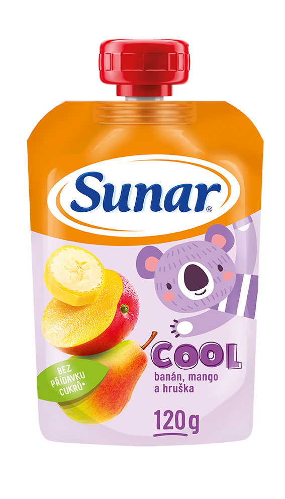 Sunar Cool ovoce Hruška, mango, banán kapsička 120 g