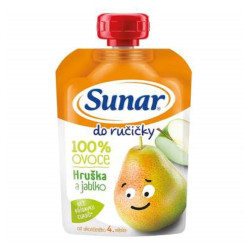 SUNAR Do ručičky ovocná kapsička hruška 4m+ 100 g