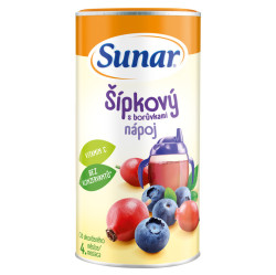 SUNAR Rozpustný nápoj šípkový s borůvkami 200 g