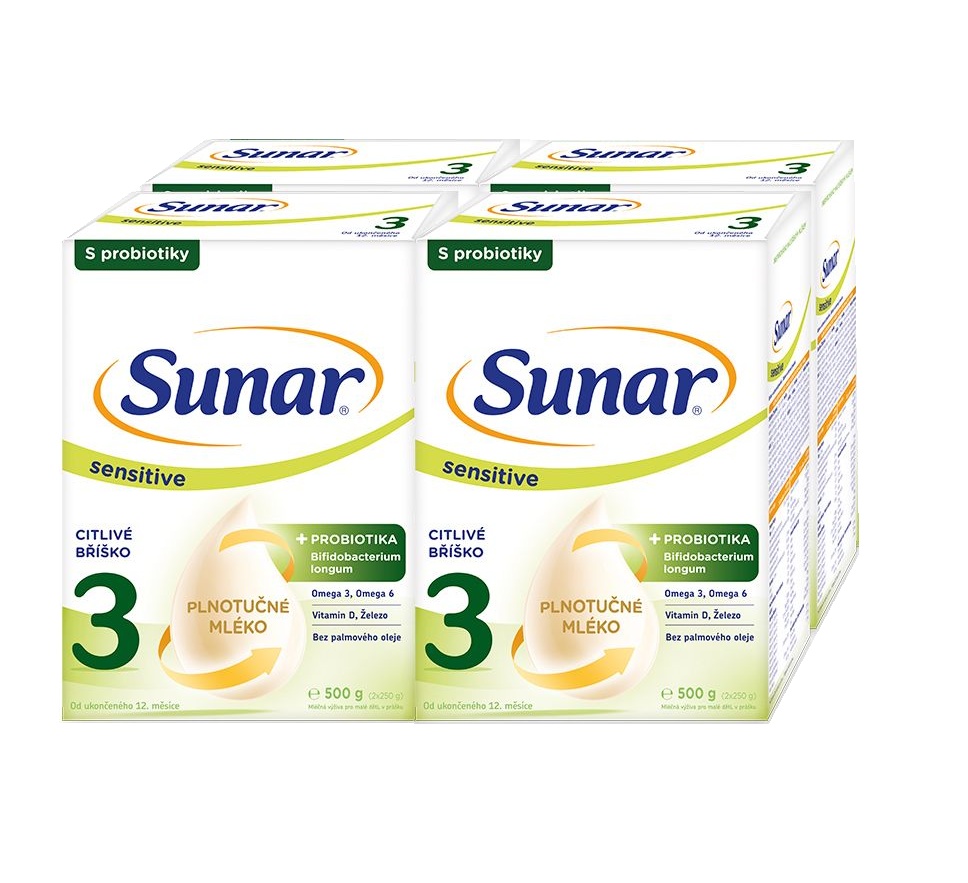 Sunar Sensitive 3 4x500 g