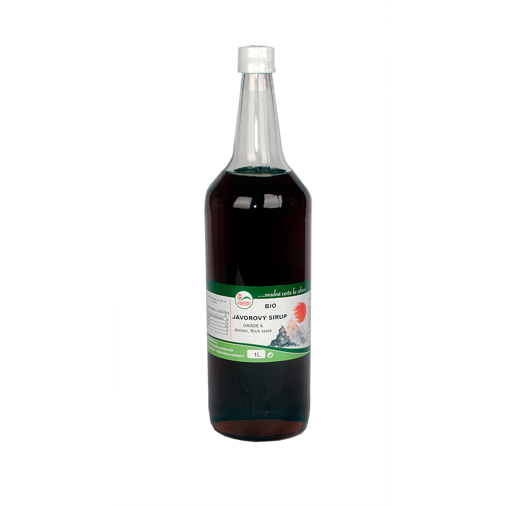 SUNFOOD Javorový sirup BIO 1 litr