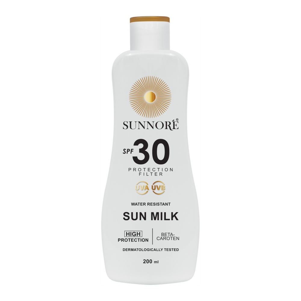 SUNNORÉ Sun milk SPF 30 opalovací mléko 200 ml