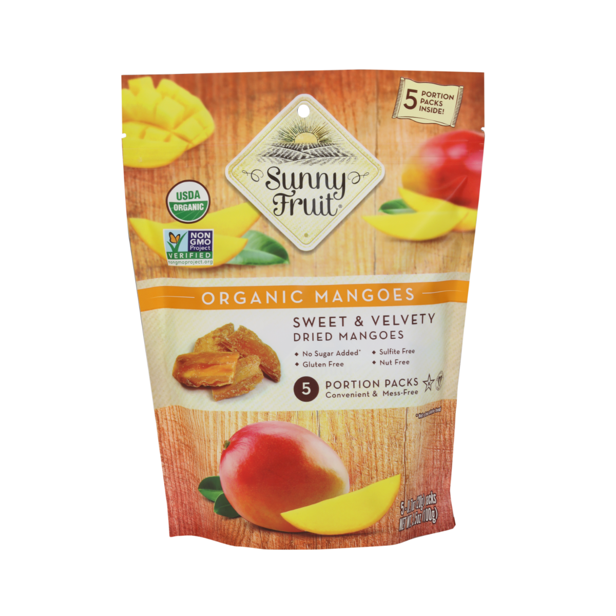 Sunny Fruit BIO Mango sušené na slunci 5x20 g