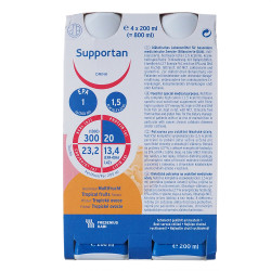 SUPPORTAN Drink, roztok tropické ovoce 4 x 200 ml