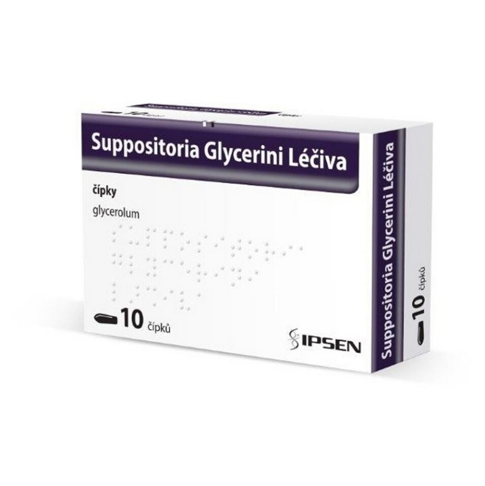 SUPPOSITORIA Glycerini Ipsen 1,81 g čípky 10 ks