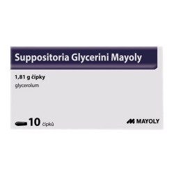 SUPPOSITORIA Glycerini Mayoly 1,81g 10 čípků