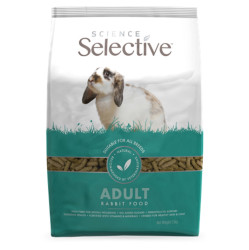 SUPREME Science Selective rabbit adult krmivo pro dospělé králíky, Hmotnost balení: 1,5 kg