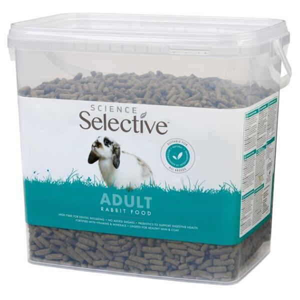 SUPREME Science Selective rabbit adult krmivo pro dospělé králíky kbelík 3 kg