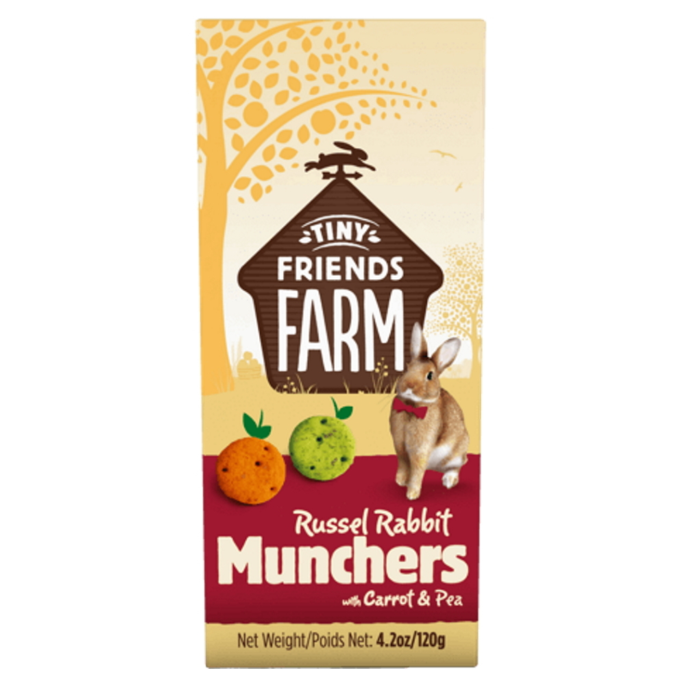 SUPREME Tiny Friends Farm Munchers mrkev a pórek 120 g