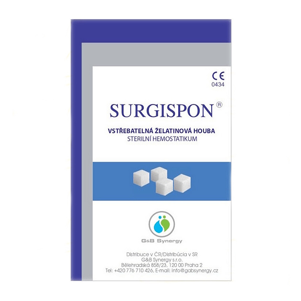 SURGISPON Kostky 1 x 1 x 1 cm 32 kusů