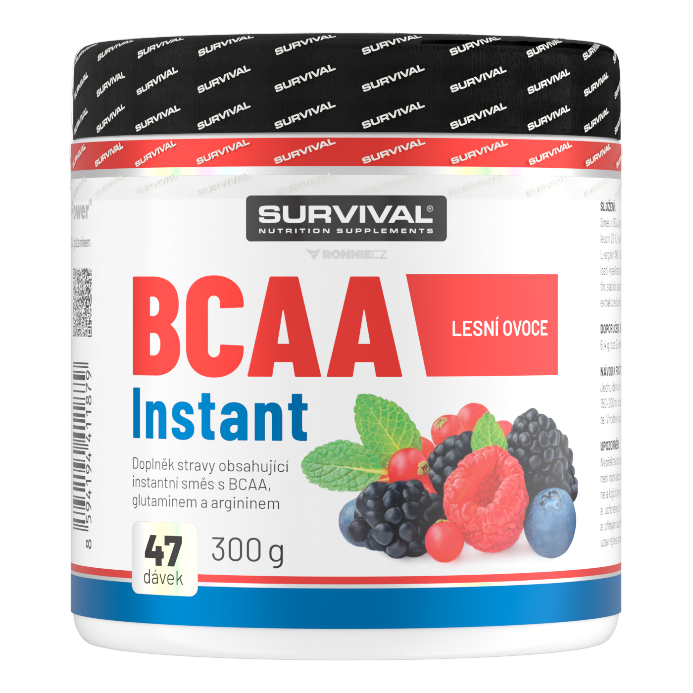 Survival BCAA Instant 300 g lesní ovoce