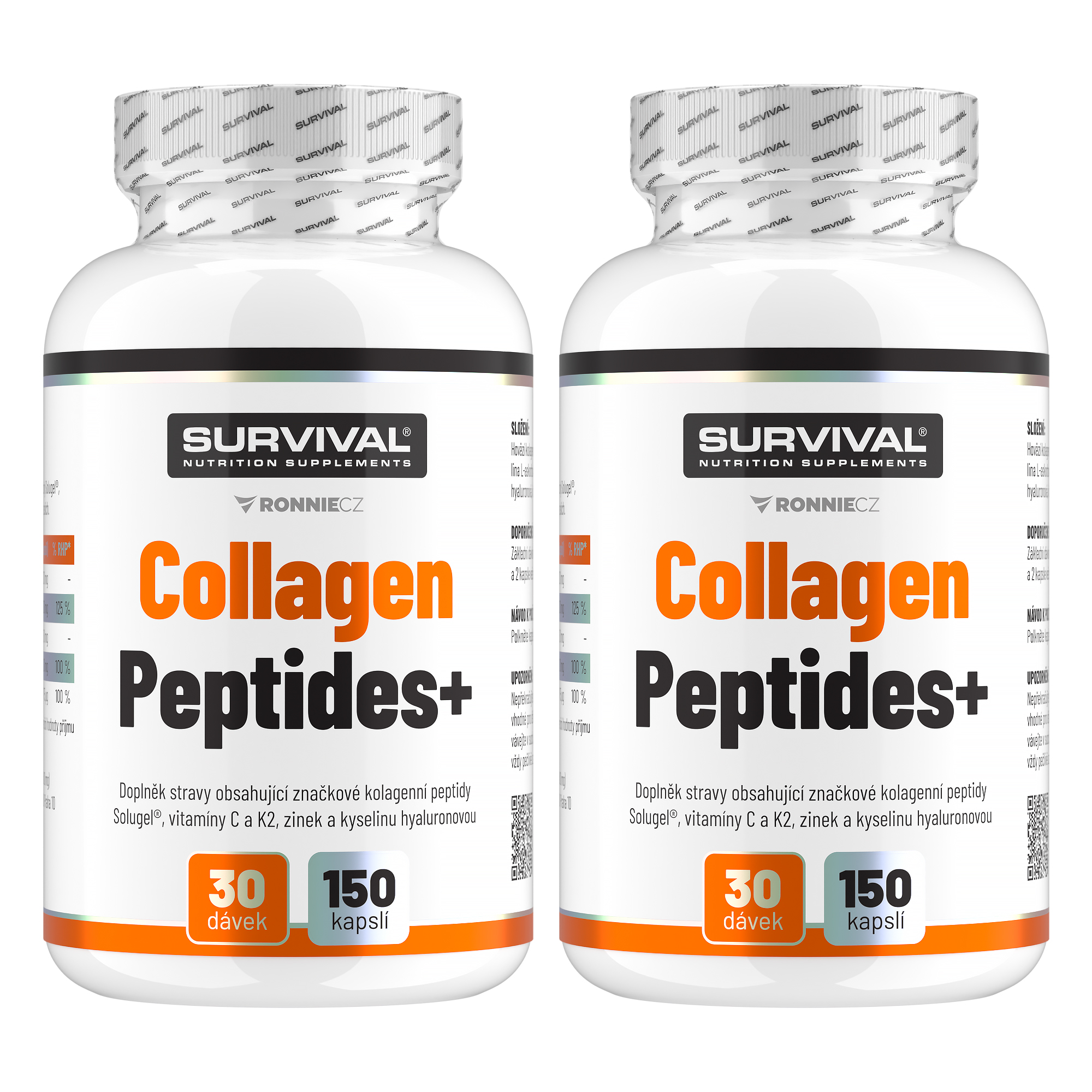 Survival Collagen Peptides+ 150 cps 1+1