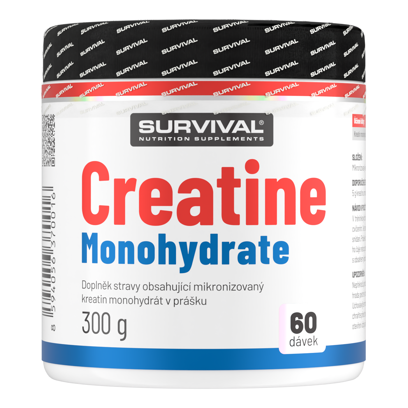 Survival Creatine Monohydrate 300 g